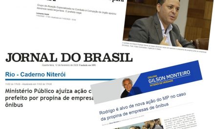 Mais uma vez, Niterói vai para as manchetes dos jornais por corrupção